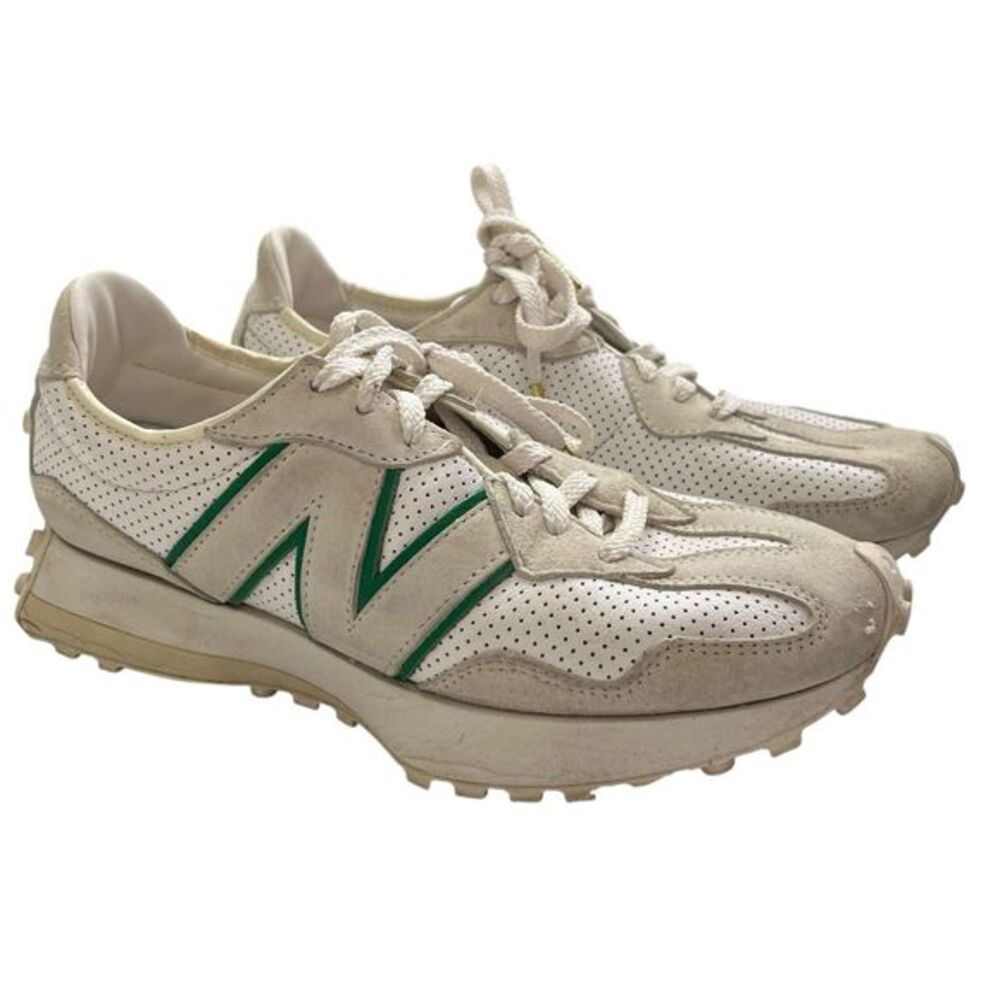 New Balance 327 Casablanca Idealiste Sneakers Green White Men's Size 9 Retro